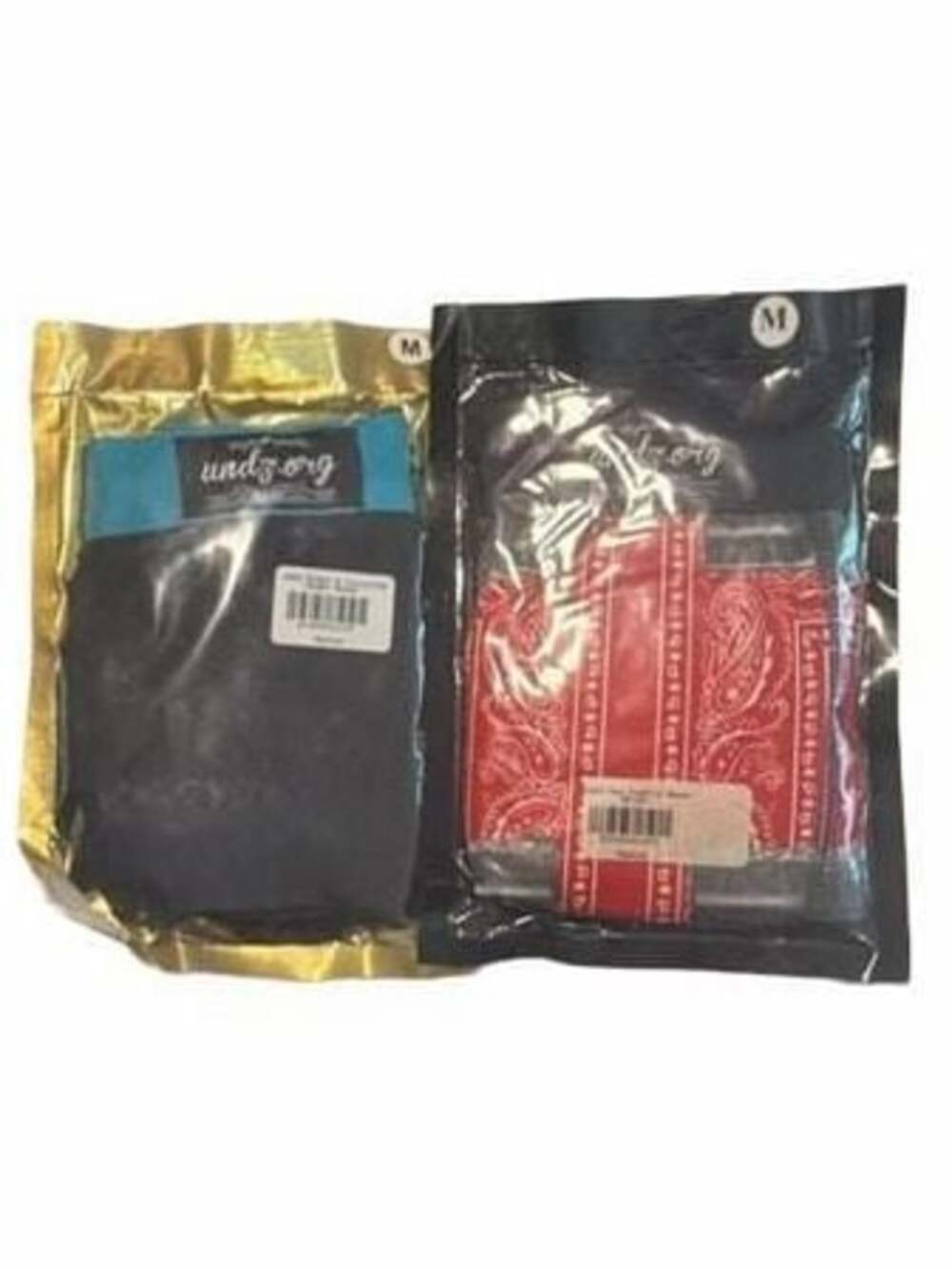 UNDZ Black and Turquoise Modal Boxer Briefs Medium New in Package